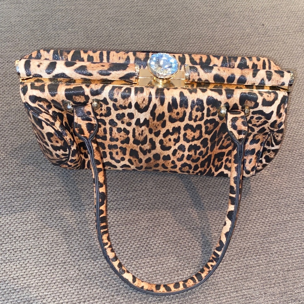 Leopard print purse